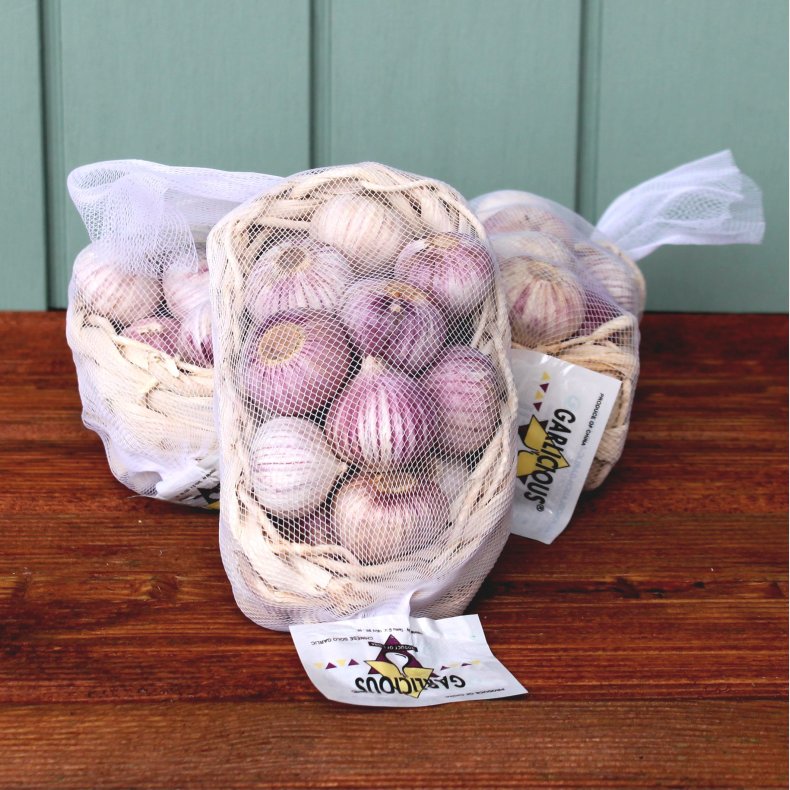 Hvidlg solo, 250 gr bakke