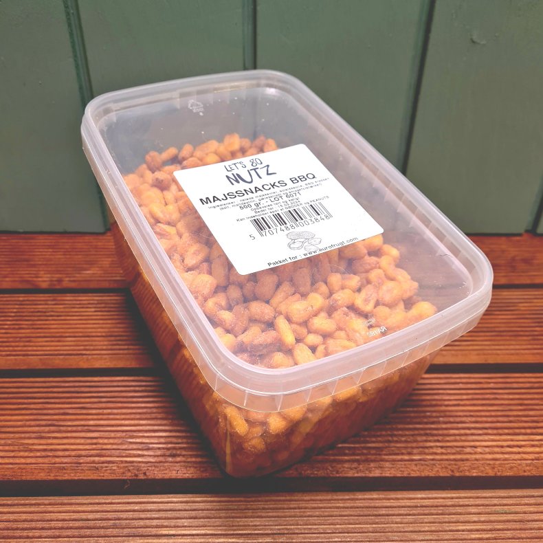 Majssnacks, BBQ, 500gr (kan ogs kbes p Nddekurven.dk)