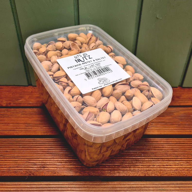 Pistaciendder, ristede og saltede, 750gr (kan ogs kbes p Nddekurven.dk)