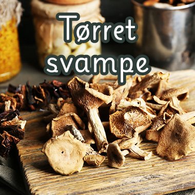 Tørret svampe