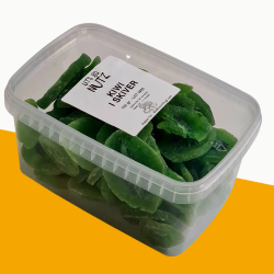 Kiwi i skiver, dehydreret og kandiseret, 750 gr