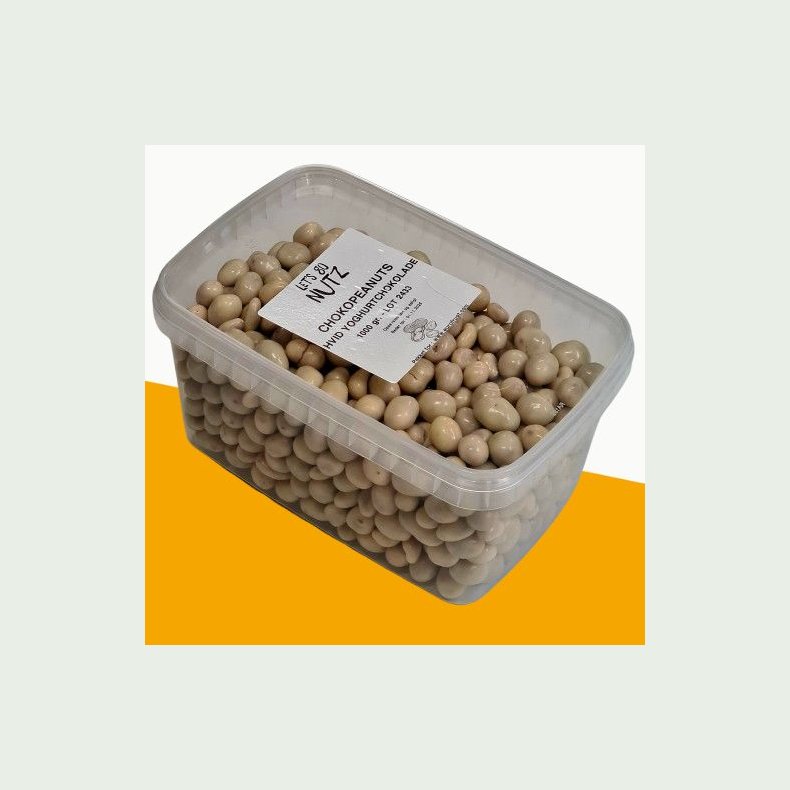 Chokopeanuts, hvid yoghurtchokolade, 1 kg