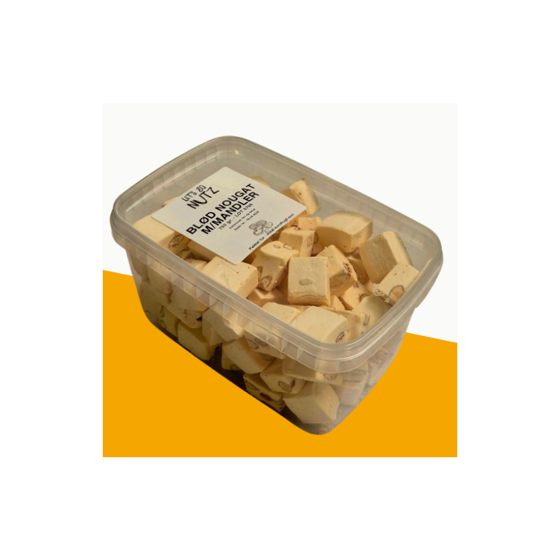 Bld nougat m/mandler, 750 gr