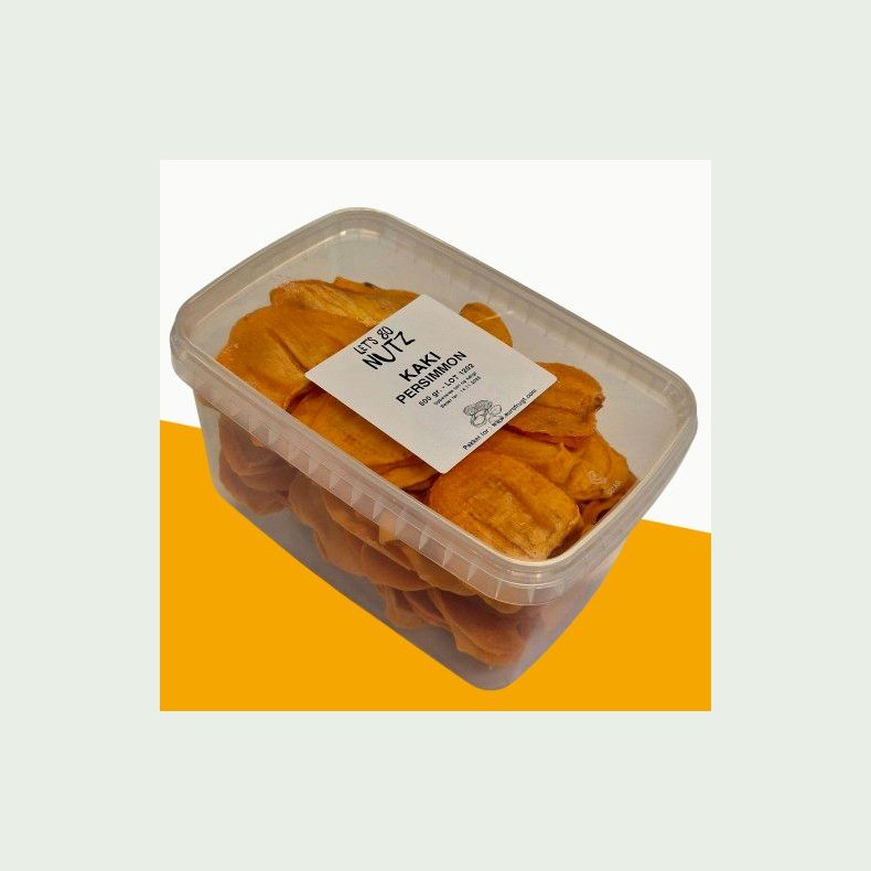 Kaki, Persimmon, dehydreret og kandiseret, 500 gr