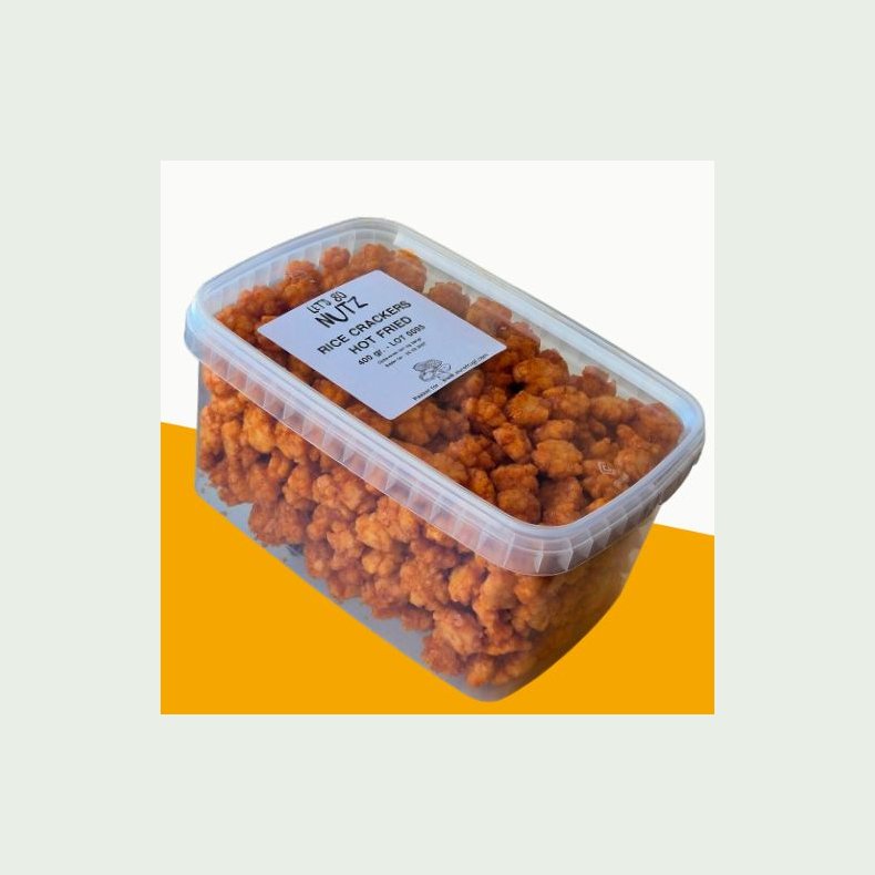 Rice crackers Hot Fried, 400gr 
