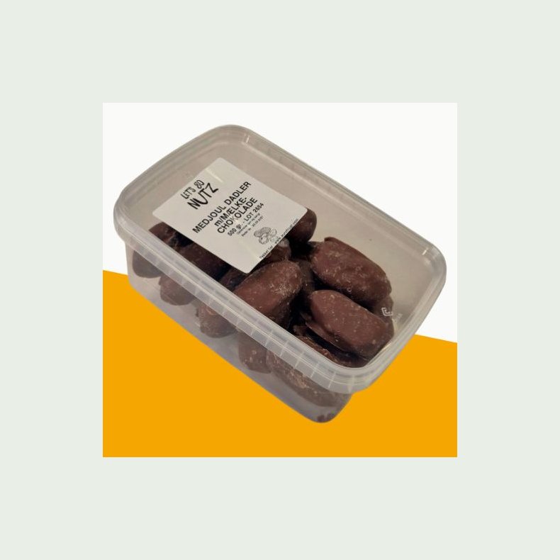 Medjoul dadler med m�lke-chokolade, 500gr