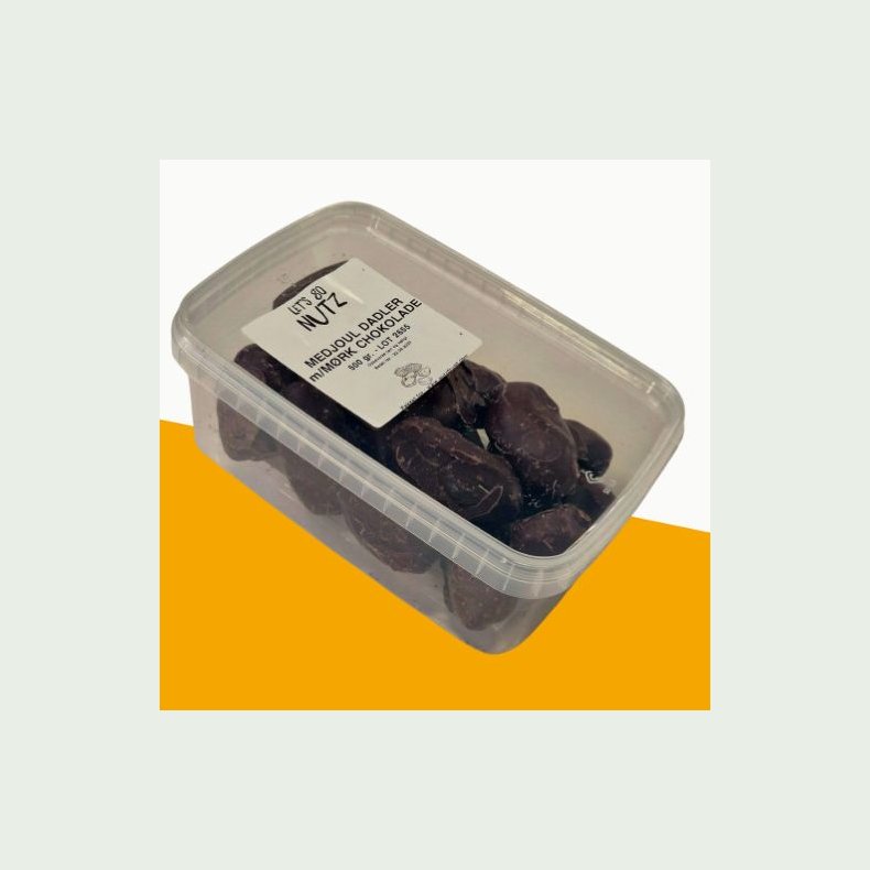 Medjoul dadler med m�rk chokolade, 500gr 