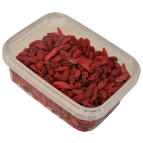 Goji b�r, solt�rrede, 100 gr (kan ogs� k�bes p� N�ddekruven.dk) 