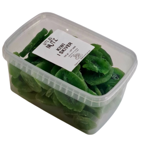 Kiwi i skiver, dehydreret og kandiseret, 750 gr (kan ogs� k�bes p� N�ddekurven.dk)