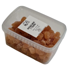 Ingef�r i tern, krystalliseret, 750 gr (kan ogs� k�bes p� N�ddekurven.dk)