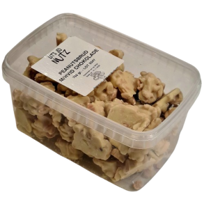 Peanutsbrud, hvid chokolade, 750gr (kan ogs� k�bes p� N�ddekurven.dk)