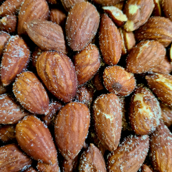 Mandler, ristede og saltede, 1kg