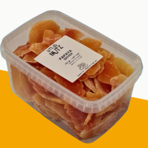 Papaya, trret, i skiver 750 gr