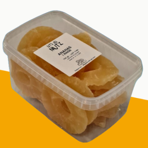 Ananas, trret, i ringe 750 gr
