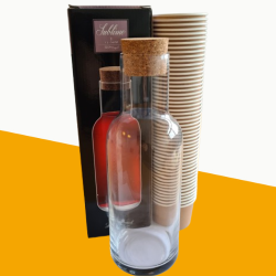 PAKKE - Glaskaraffel + bgere (incl. moms)