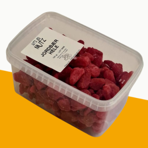 Jordbr, dehydreret og kandiseret, 750 gr