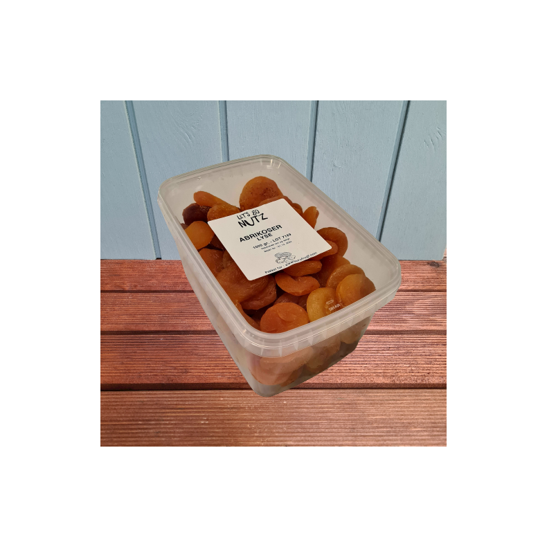 Abrikoser, trret, lyse, 1 kg (kan ogs kbes p Nddekurven.dk)