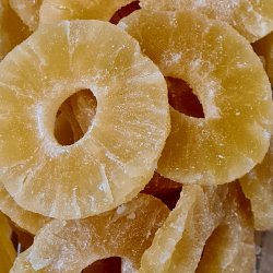Ananas, trret, i ringe, 750 gr (kan ogs kbes p Nddekurven.dk)