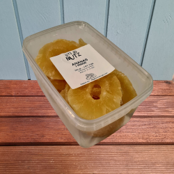 Ananas, trret, i ringe, 750 gr (kan ogs kbes p Nddekurven.dk)