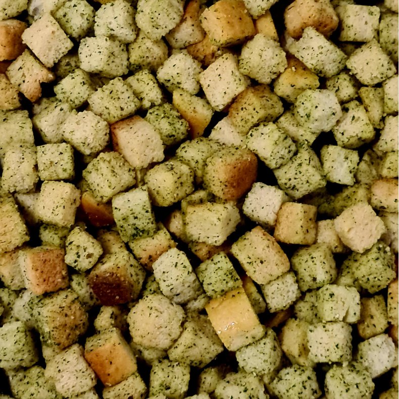 Croutons, hvidlg og urter, 500 gr