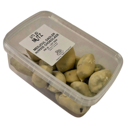 Medjoul dadler med hvid chokolade, 500gr (kan ogs� k�bes p� N�ddekurven.dk)