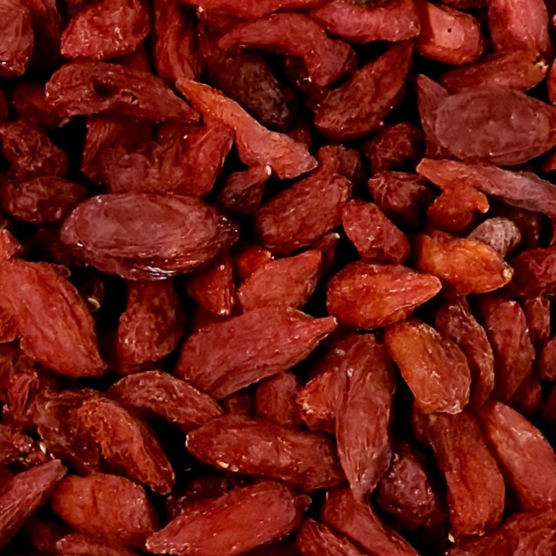 Goji br, soltrrede, 100 gr (kan ogs kbes p Nddekruven.dk) 