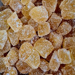 Ingefr i tern, krystalliseret, 750 gr (kan ogs kbes p Nddekurven.dk)