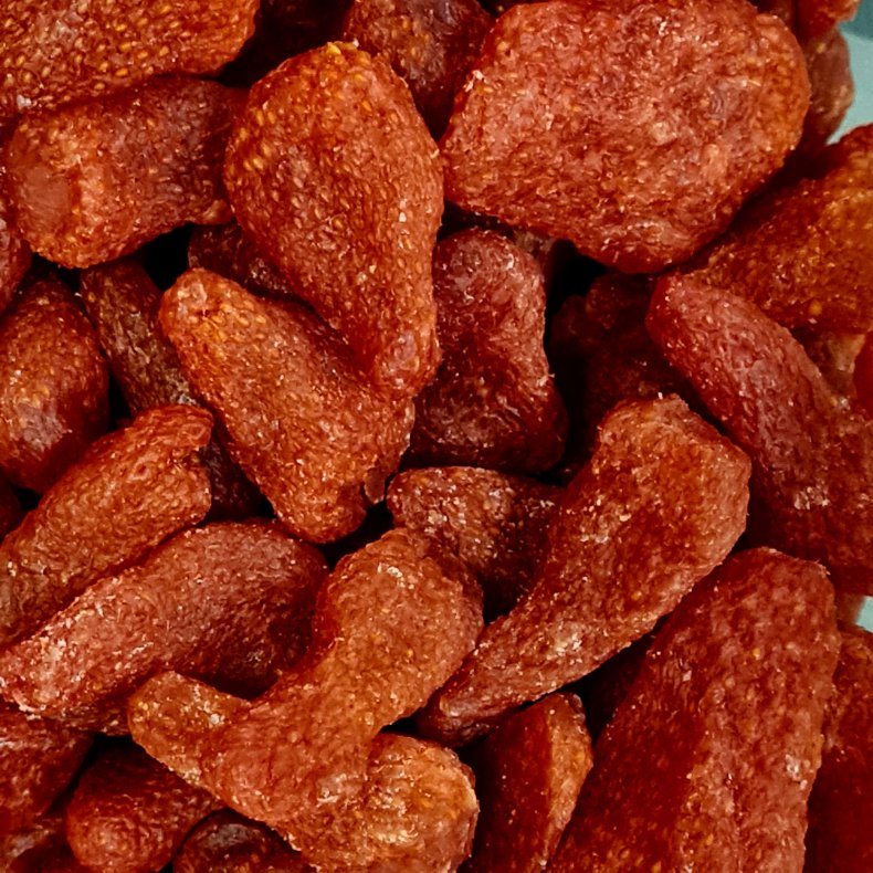 Jordbr, dehydreret og kandiseret, 750 gr