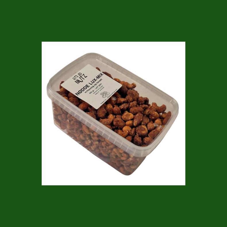 N�dde lux-mix,honning og havsalt, 800 gr (kan ogs� k�bes p� N�ddekurven.dk)