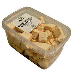 Bld nougat m/mandler, 750 gr (kan ogs kbes p Nddekurven.dk)