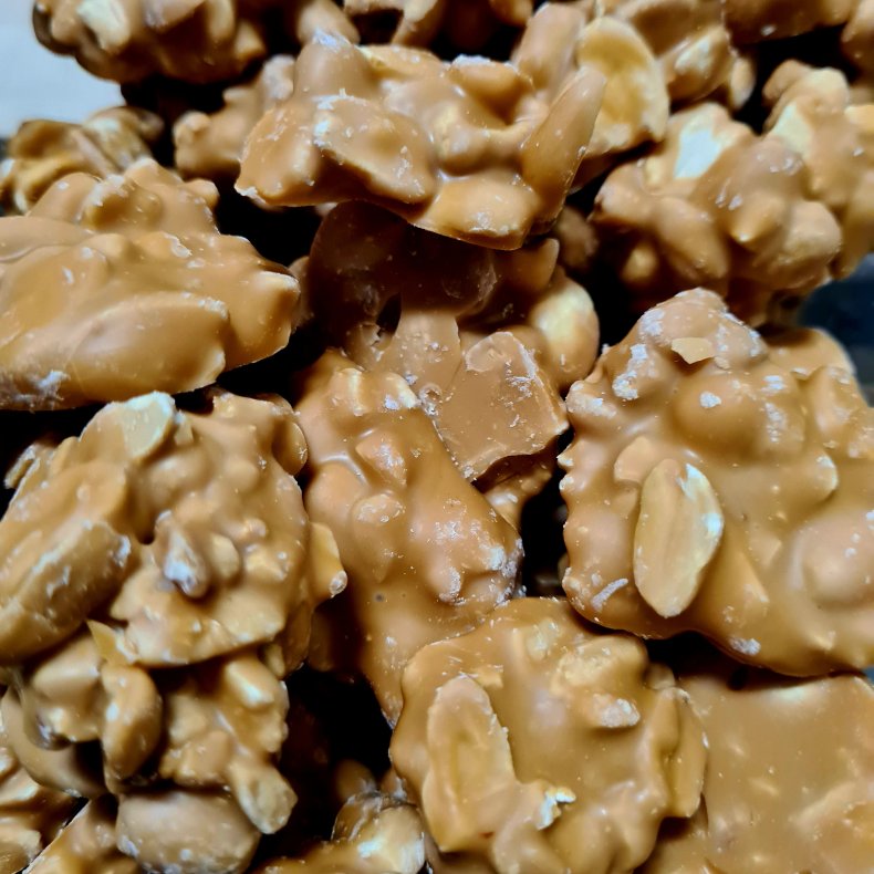 Peanutsbrud, karamel/havsalt, 750gr