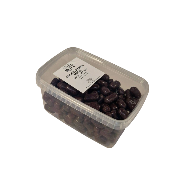 Chokolakrids, mrk chokolade, 1kg (kan ogs kbes p Nddekurven.dk)