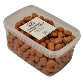 Mandler, karamel, havsalt, 1kg (kan ogs� k�bes p� N�ddekurven.dk)