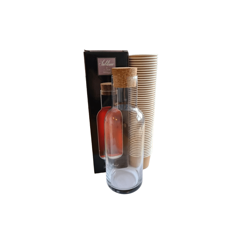 PAKKE - Glaskaraffel + bgere (incl. moms)