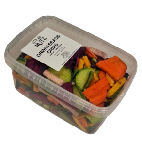 Gr�ntsagschips, 300gr (kan ogs� k�bes p� N�ddekurven.dk)