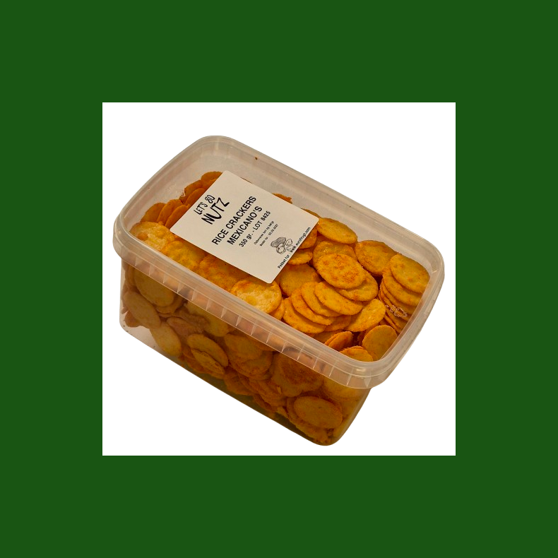 Rice crackers Mexicano�s, 350gr (kan ogs� k�bes p� N�ddekurven.dk)