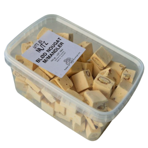 Bl�d nougat m/mandler, 750 gr (kan ogs� k�bes p� N�ddekurven.dk)