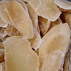 Ingefr i skiver, dehydreret og kandiseret, 750 gr (kan ogs kbes p Nddekurven.dk)
